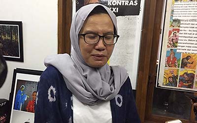 Kontras coordinator Yati Andriani