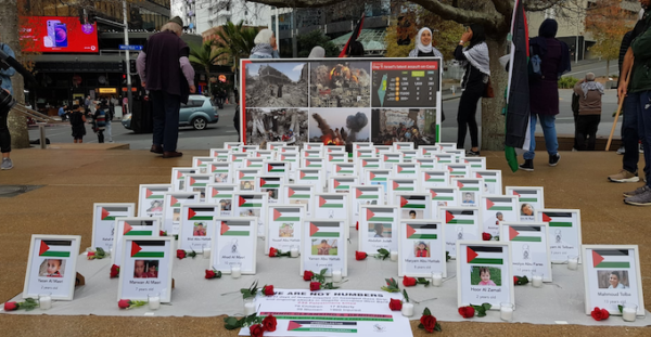 Palestinian march Auckland 3