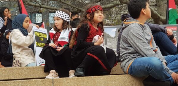 Palestinian march Auckland 4